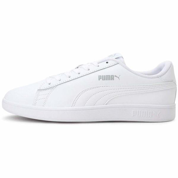 Pantofi sport unisex Puma Smash V2 L 36521507, 11, Alb