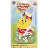 Stickere pe numere pentru Paste. Puisor