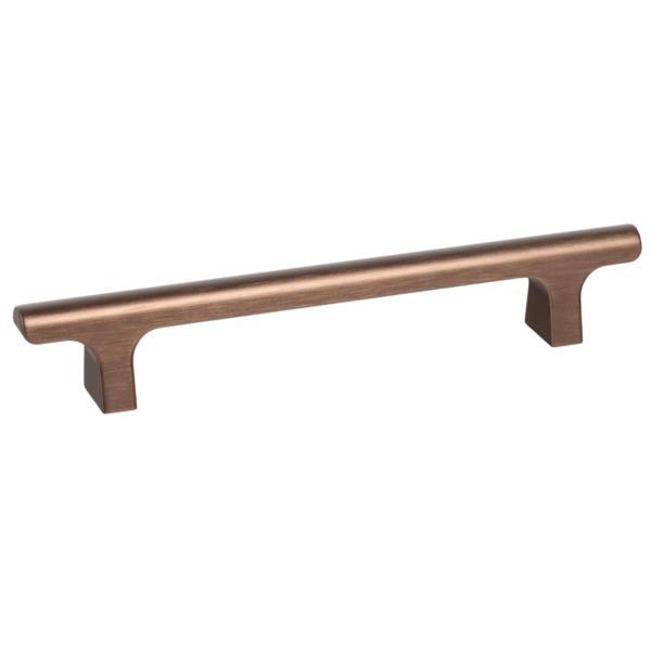 Maner pentru mobila Hinoki, finisaj bronz periat, L:220 mm