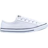 Tenisi unisex Converse Chuck Taylor All Star Dainty Leather Low Top 564984C, 40, Alb