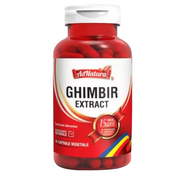 Ghimbir Extract - AdNatura, 30 capsule
