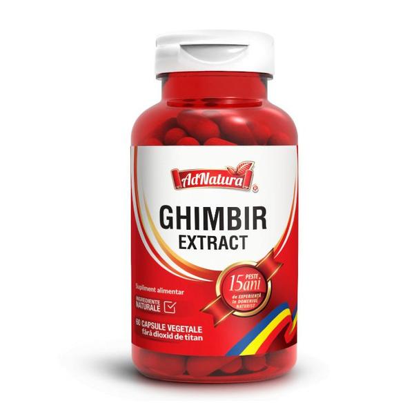 Ghimbir Extract - AdNatura, 60 capsule
