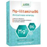 Supliment Alimentar Magneziu + Vitamina B6 - Adya Green Pharma Antistress Energy, 30 comprimate