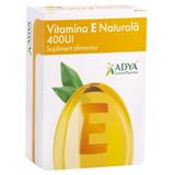 Supliment Alimentar Vitamina E Naturala 400 UI - Adya Green Pharma, 30 capsule gelatinoase moi