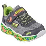 Pantofi sport copii Skechers Play Scene 407312N-CCLM, 23, Gri