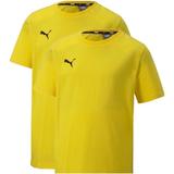 Tricou copii Puma Teamgoal 23 65670907-2PACK, 116, Galben
