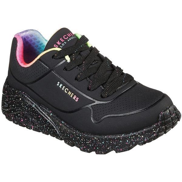 Pantofi sport copii Skechers Uno Lite - Rainbow S 310456L-BKMT, 29, Negru