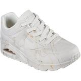 Pantofi sport femei Skechers Uno - Marbel Marvel 155584-OFWT, 39, Alb
