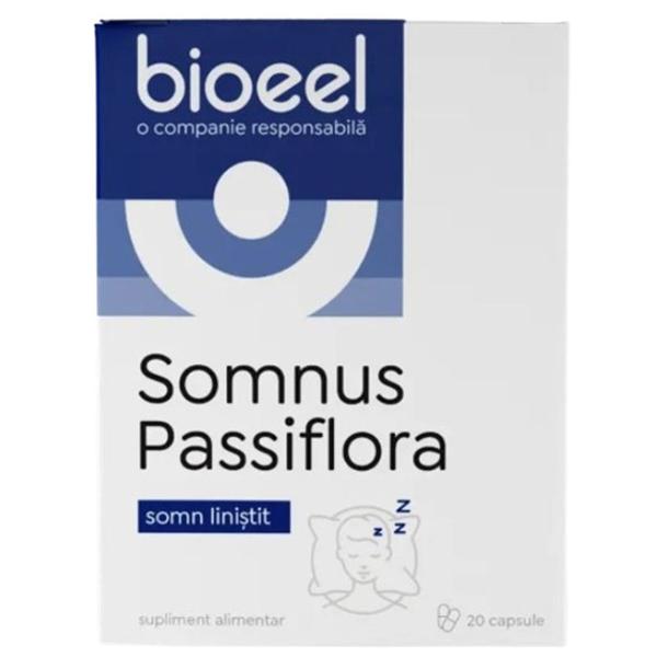 Supliment Alimentar Somnus Passiflora - Bioeel, 20 capsule