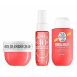 Set Sol de Janeiro Bom Dia™ Jet, crema 50ml, gel dus 90 ml, spray par si corp 40ml