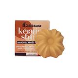 Balsam si masca solida 2 in 1 Keratine Shine, cu keratina vegetala, unt de shea si ulei de in bio, 70 g