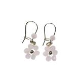 Cercei Aur 14k Gold Filled, floricele Roz