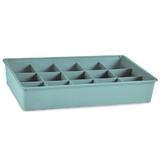 Organizator sertar cu 15 diviziuni, verde, 49 x 33 x 9 cm