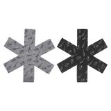Set 2 bucati protectii din poliester pentru vase si tigai, gri/negru