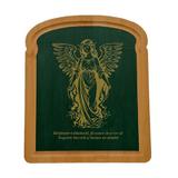 Tablou, gravat, Piksel, cu mesaj, lemn, natur, verde, 23x20x1cm