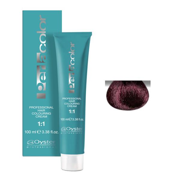 Vopsea Permanenta - Oyster Cosmetics Perlacolor Professional Hair Coloring Cream nuanta 5/5 Mogano Chiaro