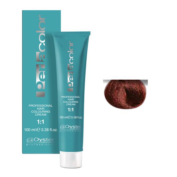 Vopsea Permanenta - Oyster Cosmetics Perlacolor Professional Hair Coloring Cream nuanta 6/44 Biondo Scuro Ramato Intenso