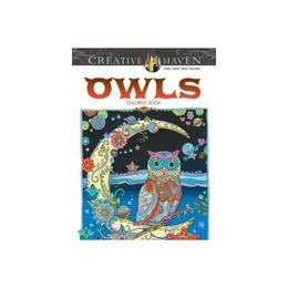 Creative Haven Owls Coloring Book, editura Dover Childrens Books