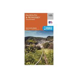 Falmouth and Mevagissey, Truro and St Mawes, editura Ordnance Survey