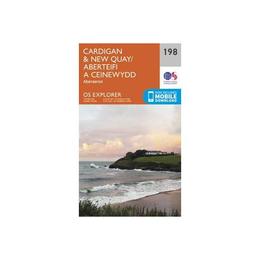 Cardigan and New Quay, Aberaeron, editura Ordnance Survey