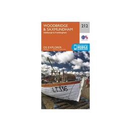 Woodbridge and Saxmundham, editura Ordnance Survey