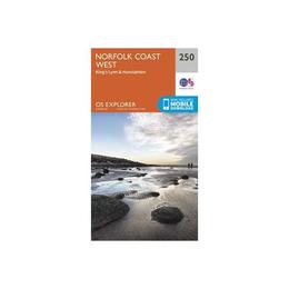 Norfolk Coast West, editura Ordnance Survey