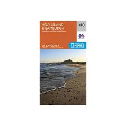 Holy Island and Bamburgh, editura Ordnance Survey