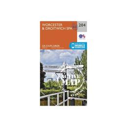 Worcester and Droitwich Spa, editura Ordnance Survey