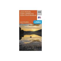 Loch Monar, Glen Cannich and Glen Strathfarrar, editura Ordnance Survey