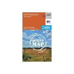 Nottingham, Vale of Belvoir, editura Ordnance Survey