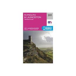 Plymouth &amp; Launceston, Tavistock &amp; Looe, editura Ordnance Survey