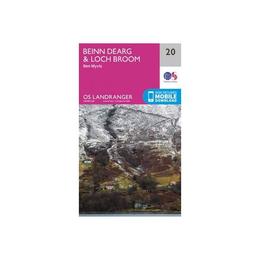 Beinn Dearg &amp; Loch Broom, Ben Wyvis, editura Ordnance Survey