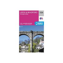 Leeds &amp; Bradford, Harrogate &amp; Ilkley, editura Ordnance Survey