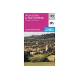 Worcester & the Malverns, Evesham & Tewkesbury, editura Ordnance Survey