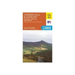 Correen Hills & Glenlivet, Bennachie & Ladder Hills, Insch &, editura Ordnance Survey